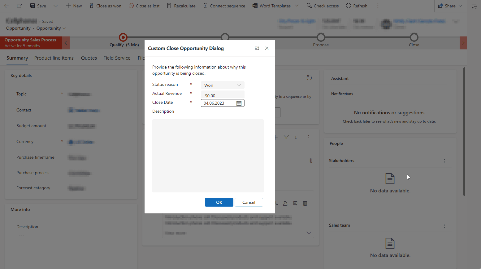 Custom dialogs in Model Driven Apps π‘π